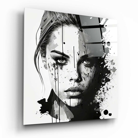 Woman Glass Wall Art  || Designer Collection | Insigne Art Design.
