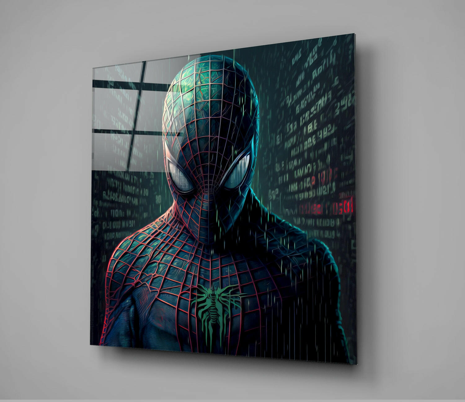 Iconic Spider Glass Wall Art  || Designers Collection | Insigne Art Design.