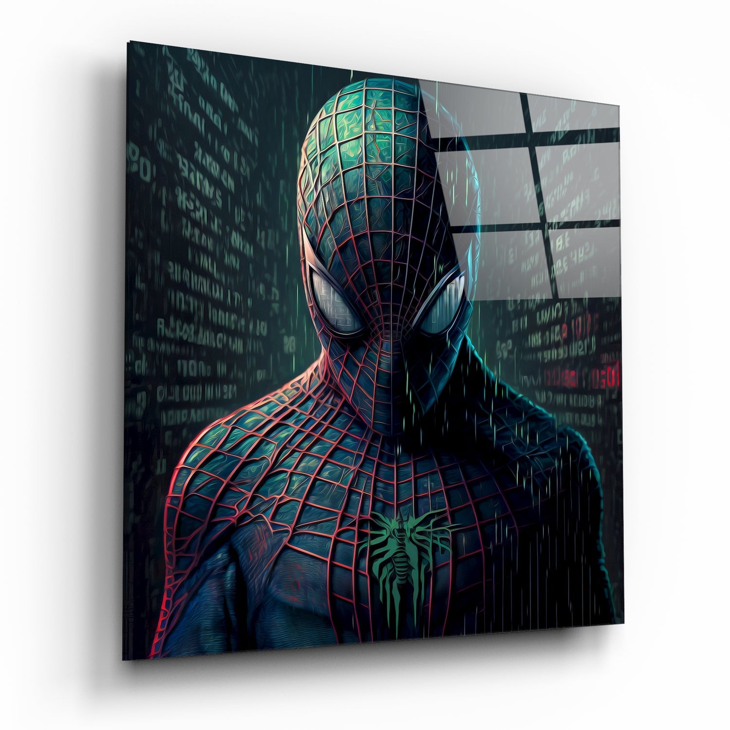 Iconic Spider Glass Wall Art  || Designers Collection | Insigne Art Design