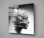 Smoked Thoughts Glass Wall Art  || Designer Collection | Insigne Art Design.
