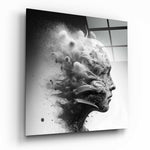 Smoked Thoughts Glass Wall Art  || Designer Collection | Insigne Art Design.