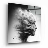 Smoked Thoughts Glass Wall Art  || Designer Collection | Insigne Art Design.