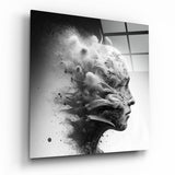 Smoked Thoughts Glass Wall Art  || Designer Collection | Insigne Art Design