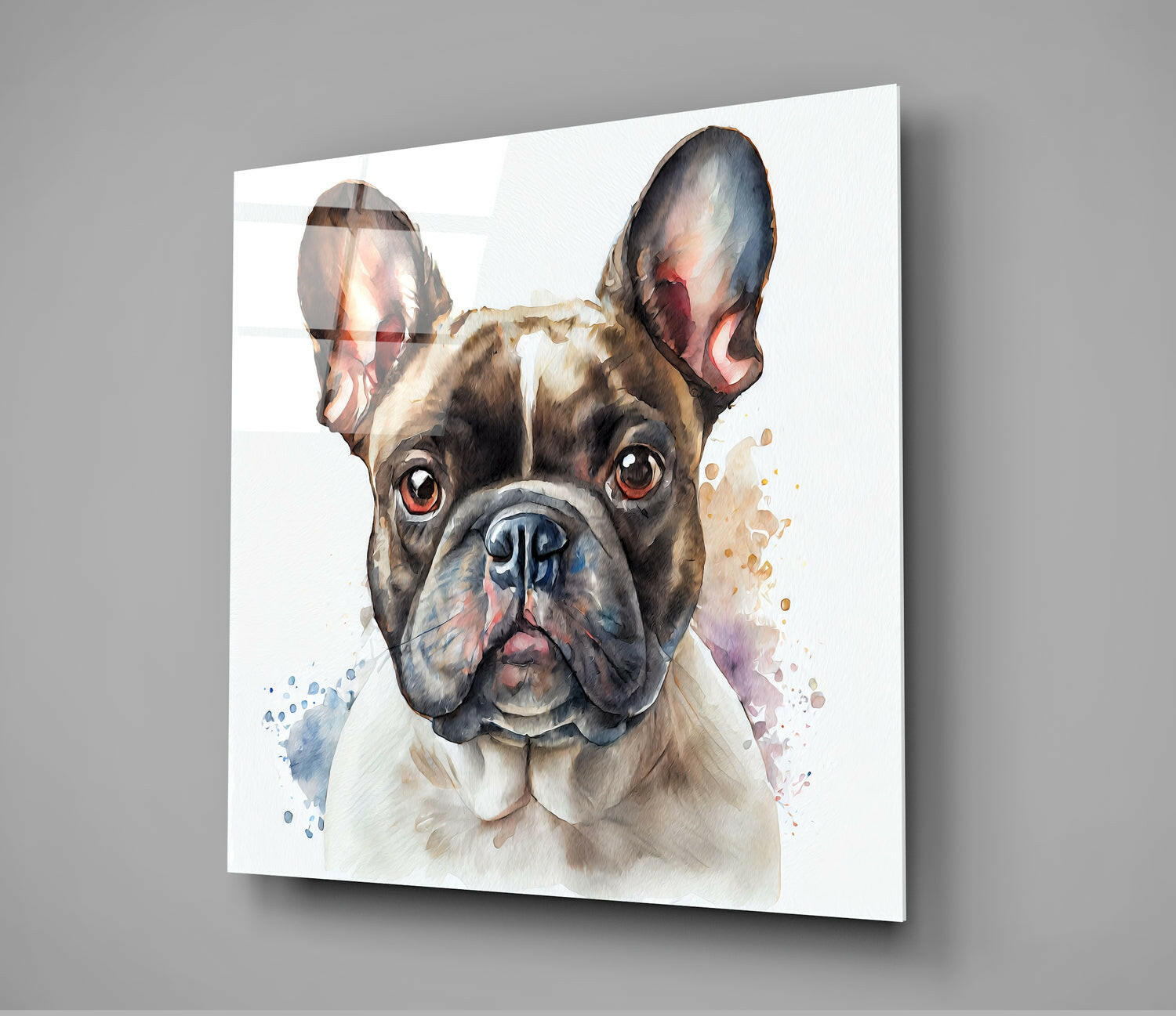 Cute Dog Glass Wall Art  || Designers Collection | Insigne Art Design.