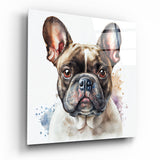 Cute Dog Glass Wall Art  || Designers Collection - Insigne Art 