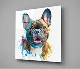 Cute Dog Glass Wall Art  || Designers Collection - Insigne Art 