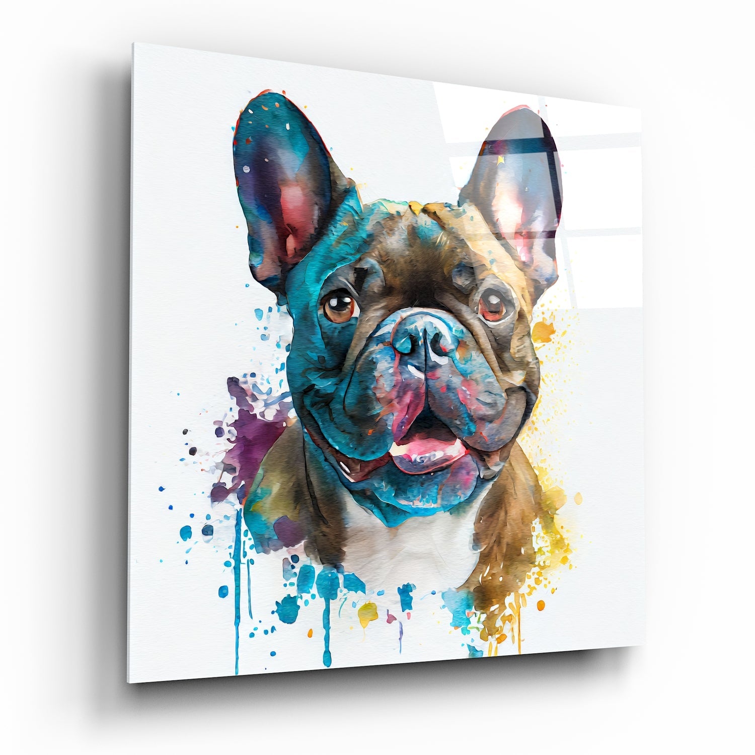 Cute Dog Glass Wall Art  || Designers Collection - Insigne Art 