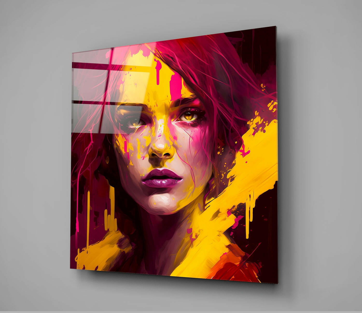 She Glass Wall Art  || Designer Collection - Insigne Art 