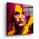 She Glass Wall Art  || Designer Collection - Insigne Art 