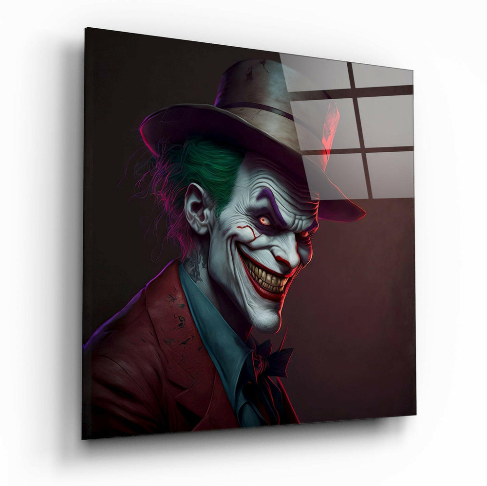 Joker Glass Wall Art  || Designer Collection - Insigne Art 