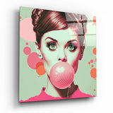 Audrey Hepburn Glass Wall Art  || Designers Collection - Insigne Art 