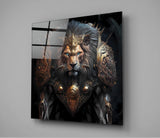 Lion King Glass Wall Art  || Designer Collection | Insigne Art Design