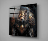 Lion King Glass Wall Art  || Designer Collection - Insigne Art 