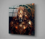 Lion King Glass Wall Art  || Designer Collection - Insigne Art 
