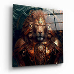 Lion King Glass Wall Art  || Designer Collection - Insigne Art 