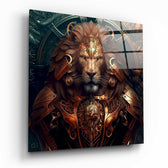 Lion King Glass Wall Art  || Designer Collection - Insigne Art 