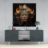 The Wrath of the Woman Glass Wall Art  || Designer Collection | Insigne Art Design
