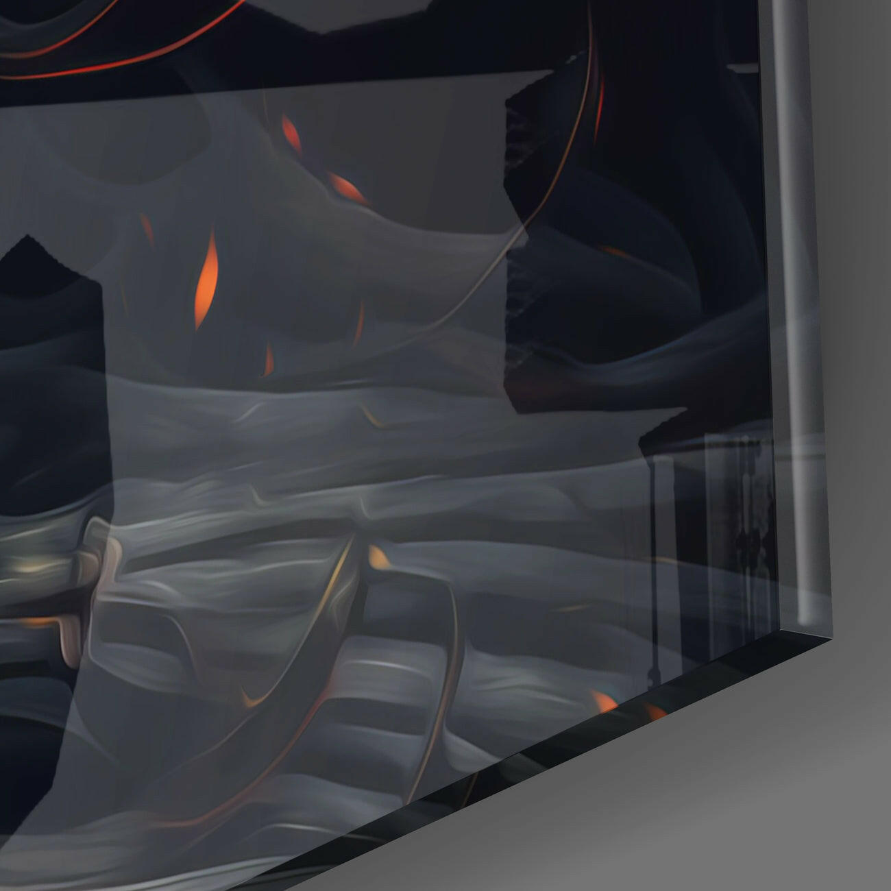 The Wrath of the Woman Glass Wall Art  || Designer Collection - Insigne Art 