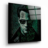 Matrix Glass Wall Art  || Designer Collection - Insigne Art 