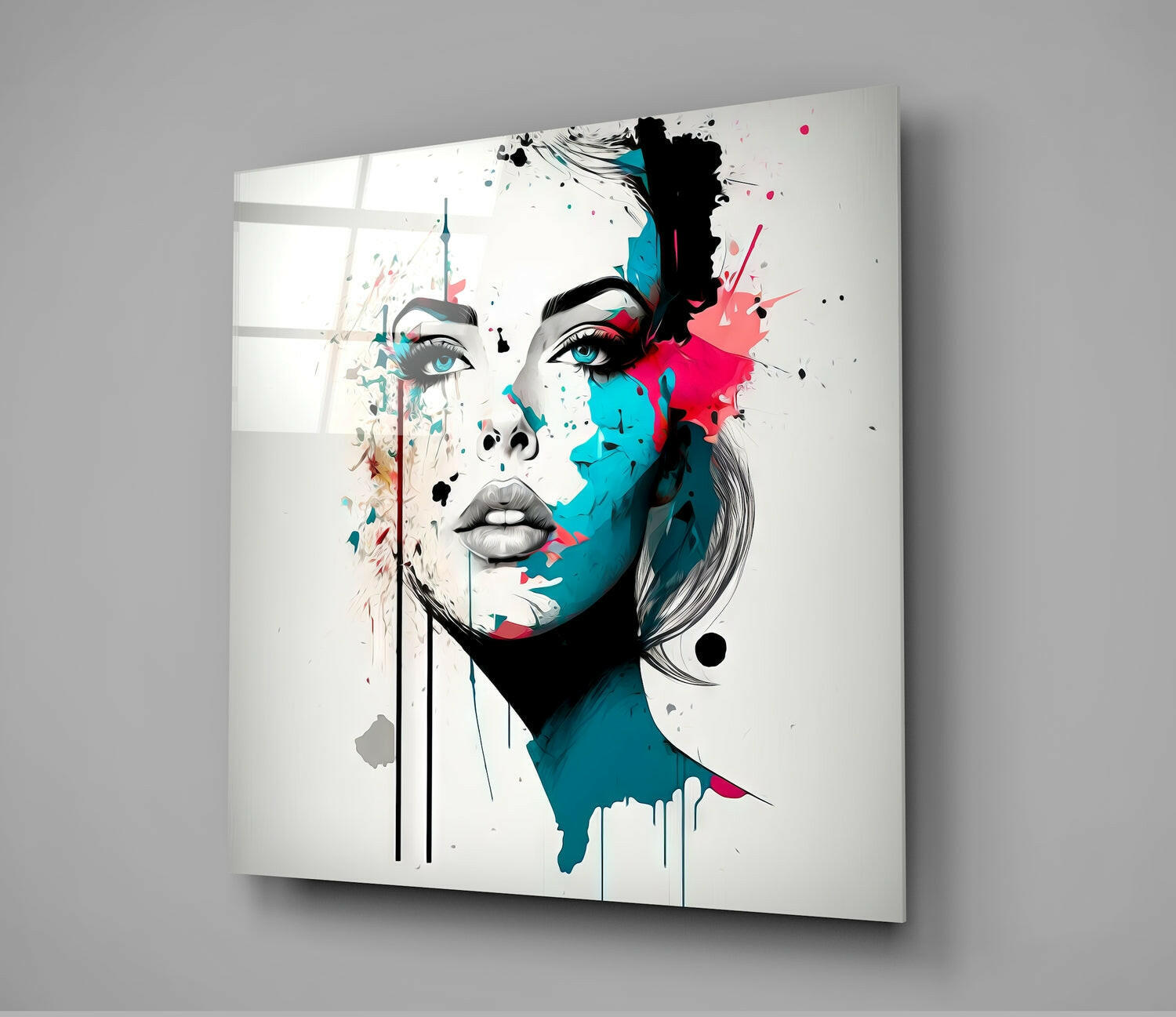 Woman Glass Wall Art  || Designer Collection - Insigne Art 