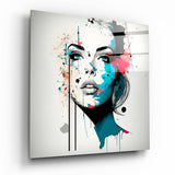 Woman Glass Wall Art  || Designer Collection | Insigne Art Design