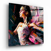 Ballerina Glass Wall Art  || Designers Collection - Insigne Art 