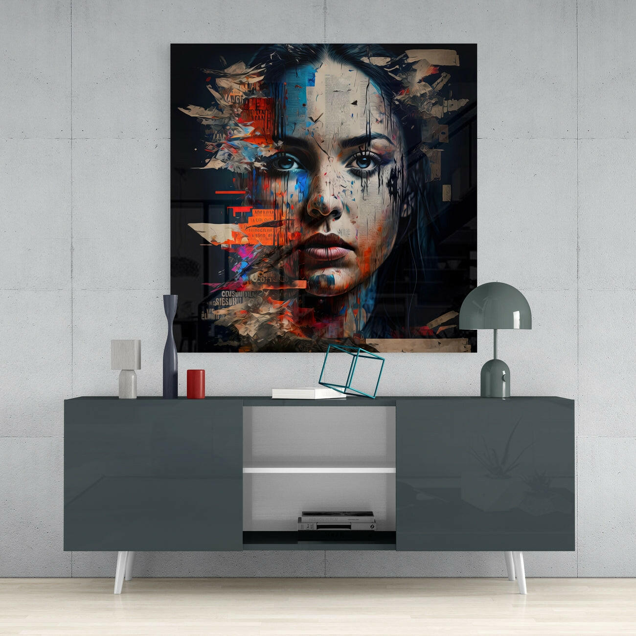 Woman Glass Wall Art  || Designer Collection - Insigne Art 