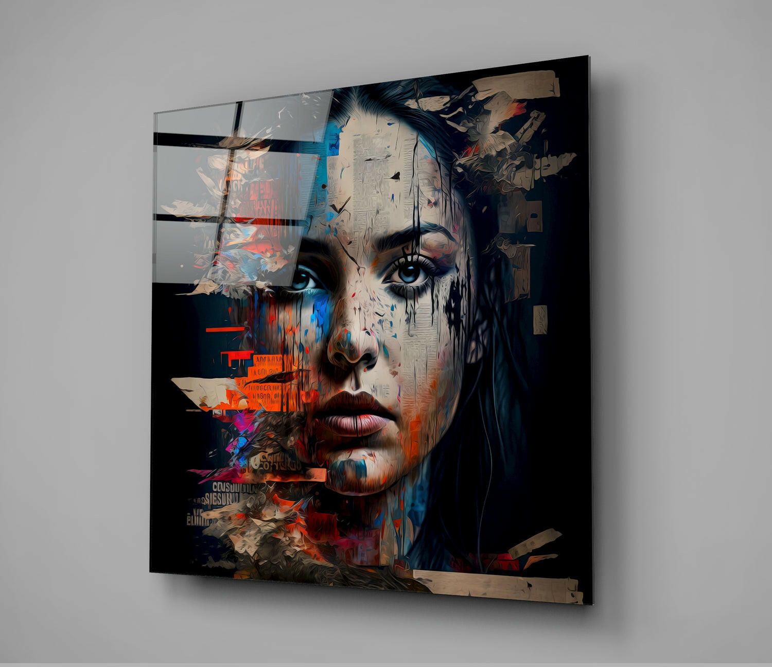 Woman Glass Wall Art  || Designer Collection - Insigne Art 