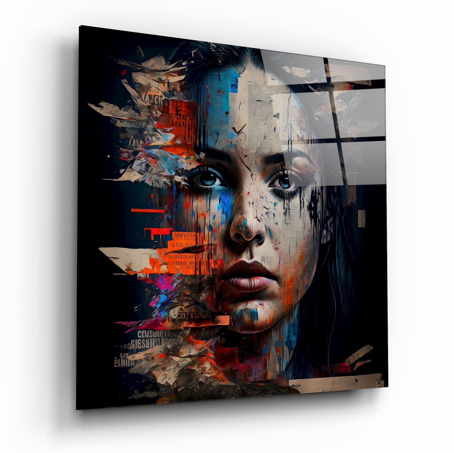 Woman Glass Wall Art  || Designer Collection - Insigne Art 