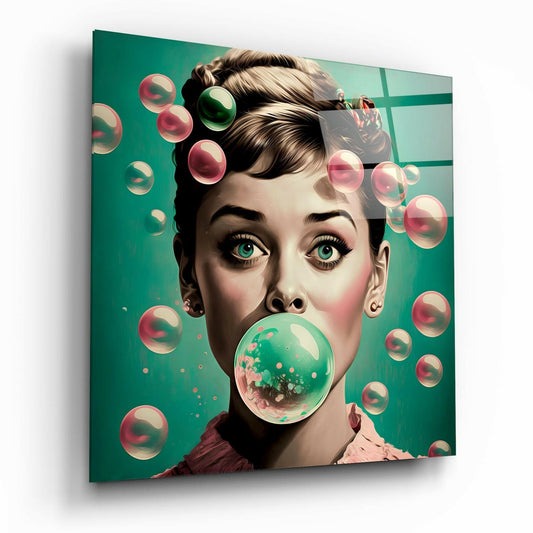 Little Black Dress Icon Glass Wall Art  || Designers Collection