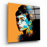 Audrey Hepburn Glass Wall Art  || Designers Collection - Insigne Art 