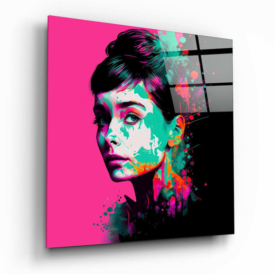Little Black Dress Icon Glass Wall Art  || Designers Collection
