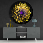 Flower Glass Wall Art.