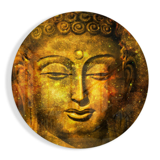 Buddha Glass Wall Art.