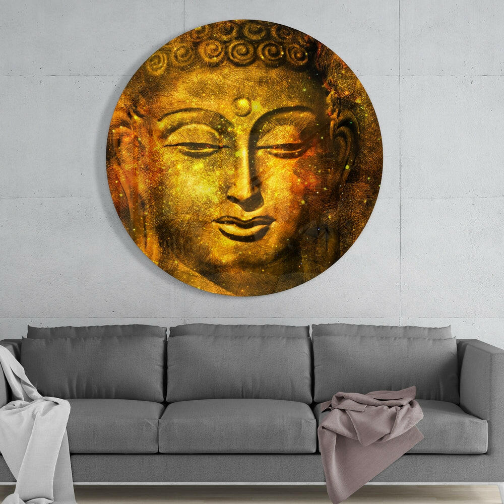 Buddha Glass Wall Art.