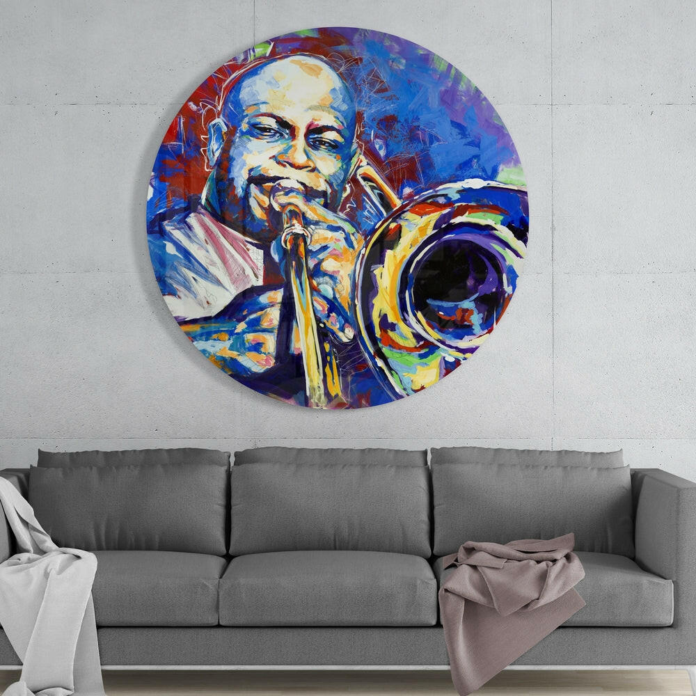 Music Glass Wall Art.
