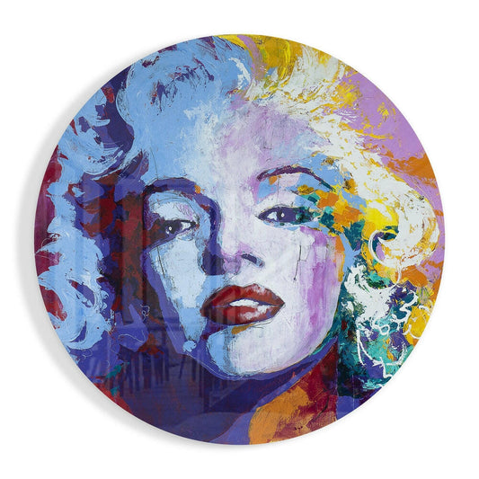 Golden Age Starlet Glass Wall Art