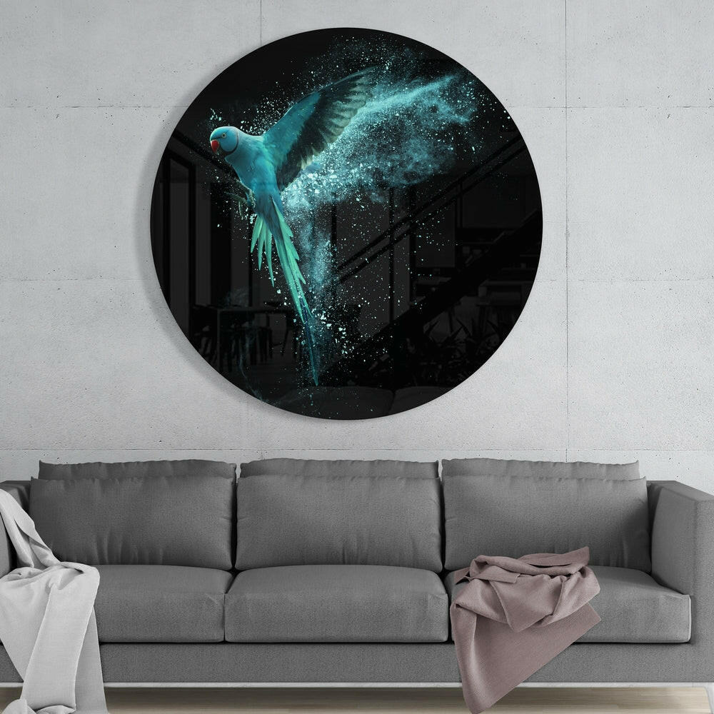 Bird Glass Wall Art.