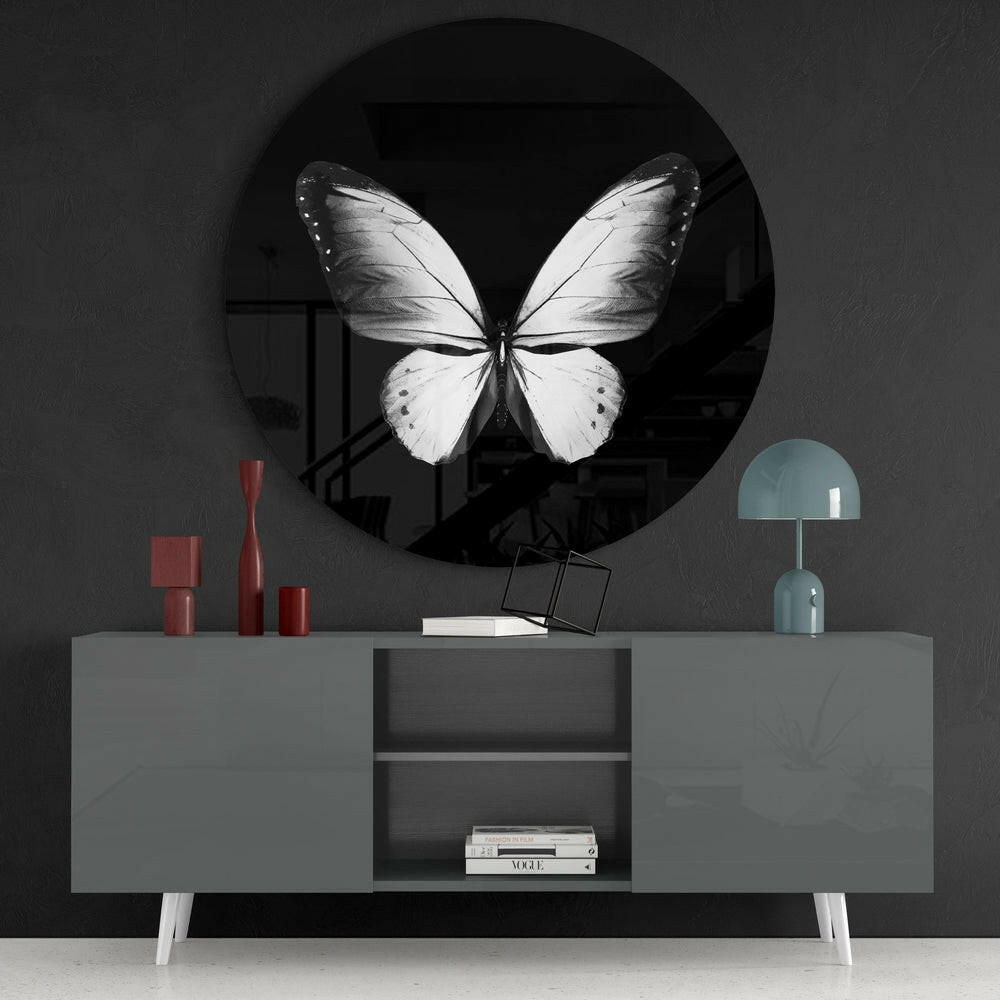 Butterfly Glass Wall Art.