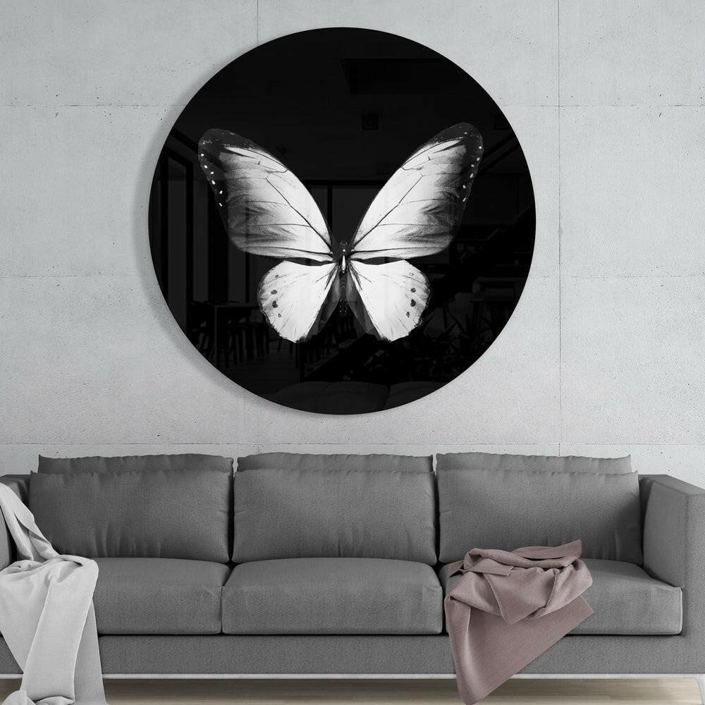 Butterfly Glass Wall Art.