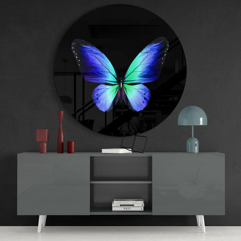 Butterfly Glass Wall Art.