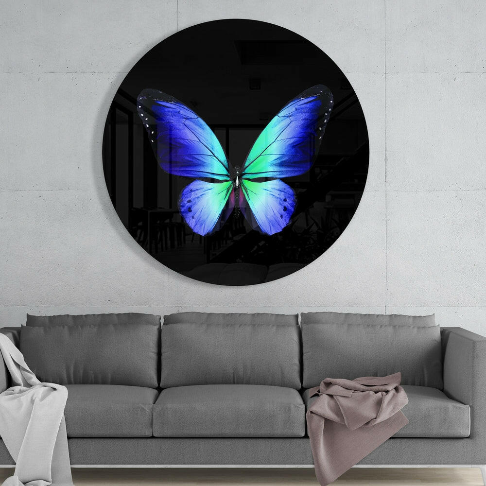 Butterfly Glass Wall Art.