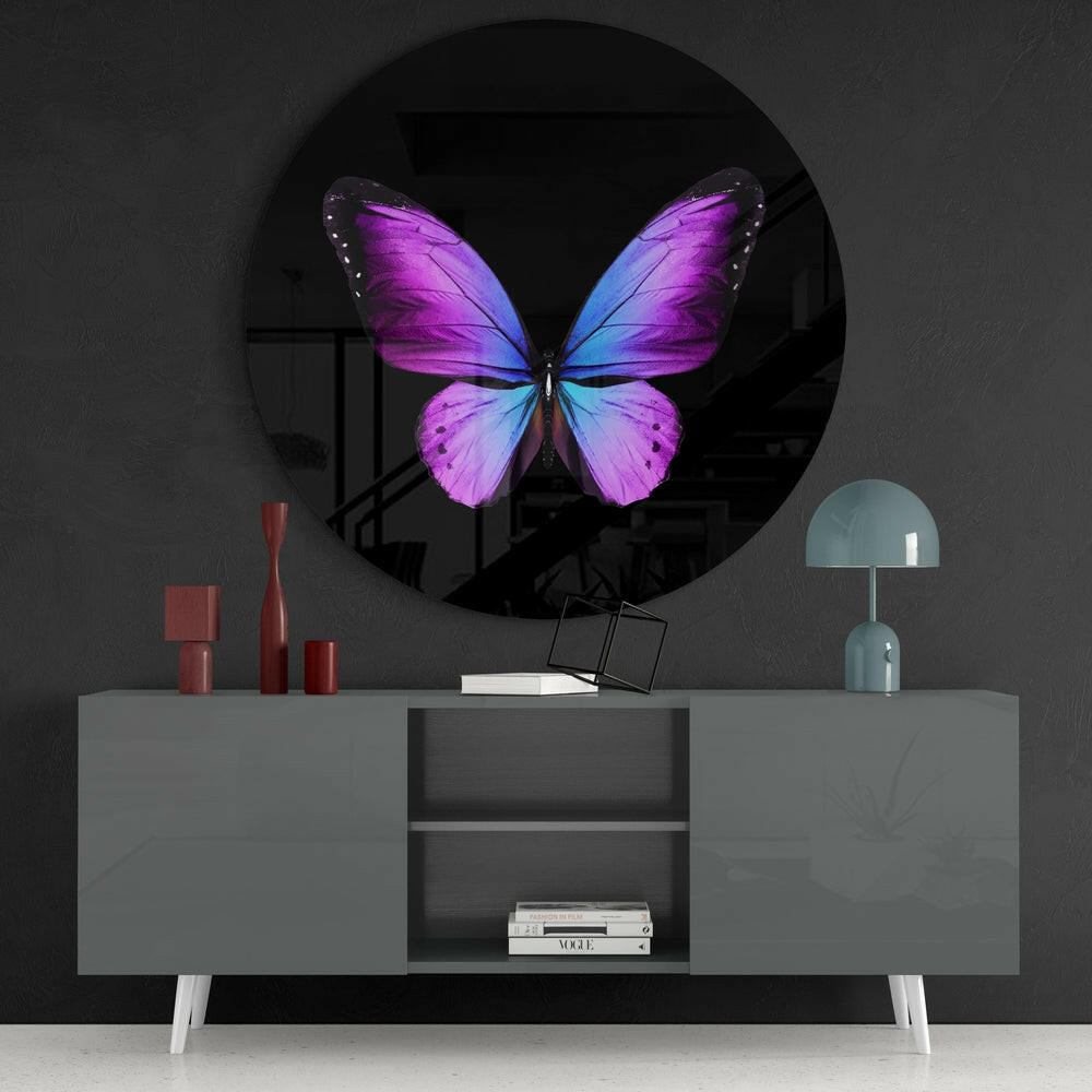 Butterfly Glass Wall Art.