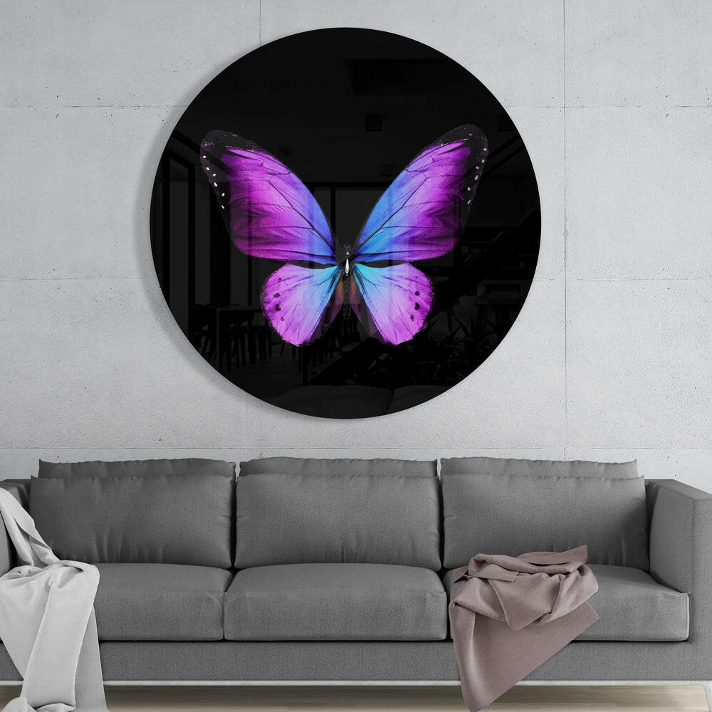 Butterfly Glass Wall Art.