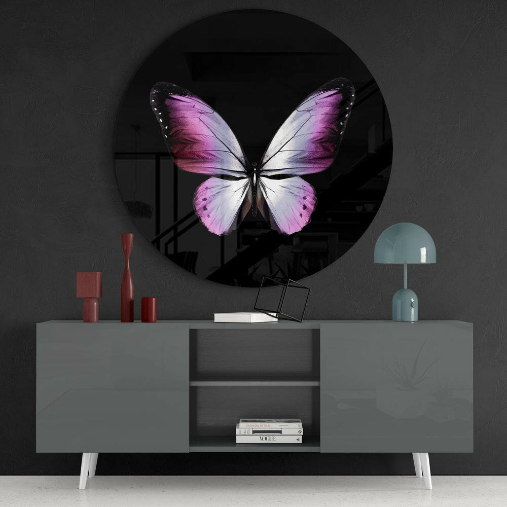 Butterfly Glass Wall Art.