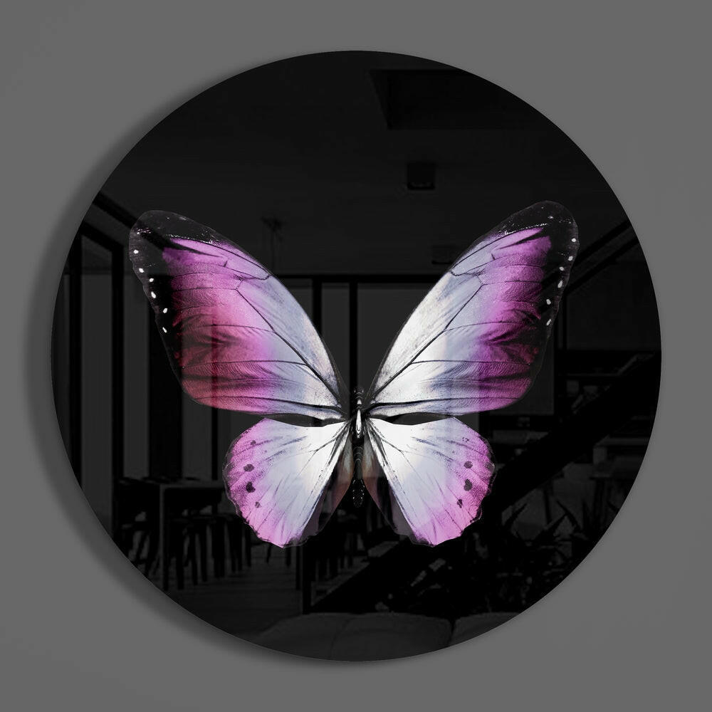 Butterfly Glass Wall Art.