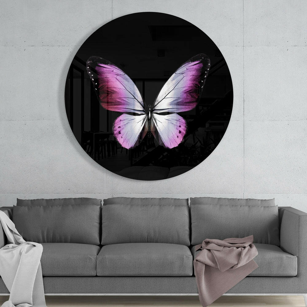 Butterfly Glass Wall Art.