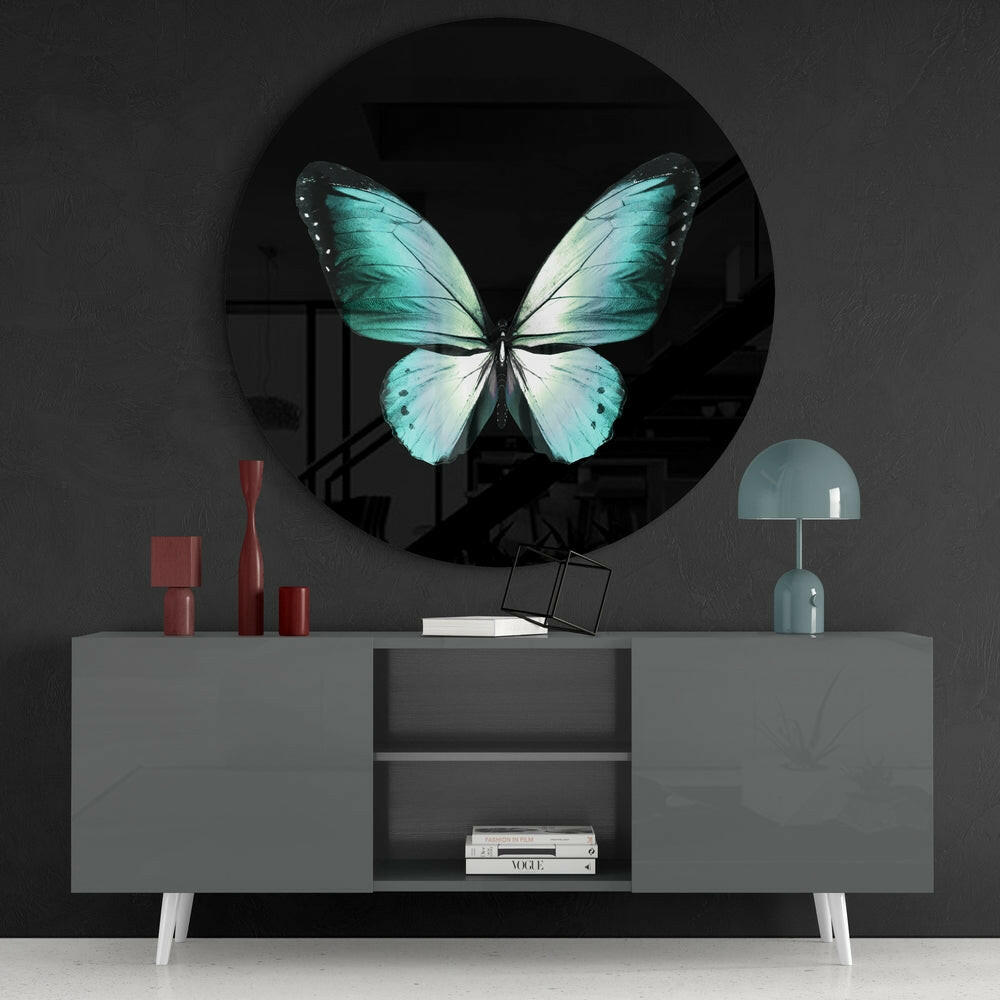 Butterfly Glass Wall Art.
