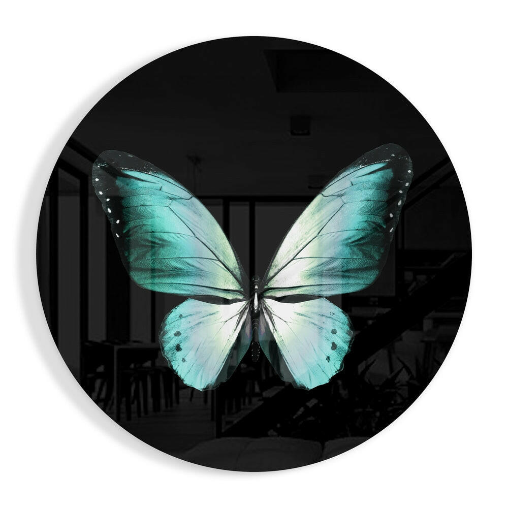 Butterfly Glass Wall Art.