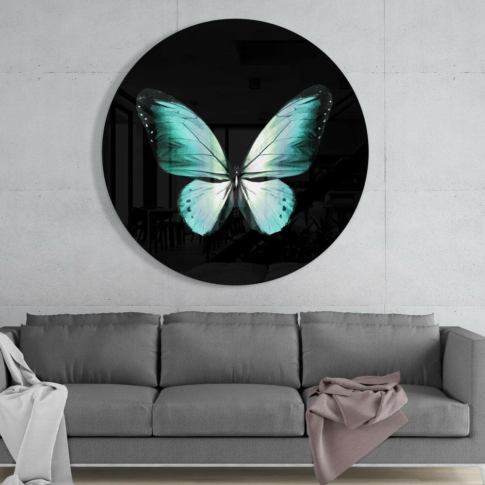 Butterfly Glass Wall Art.